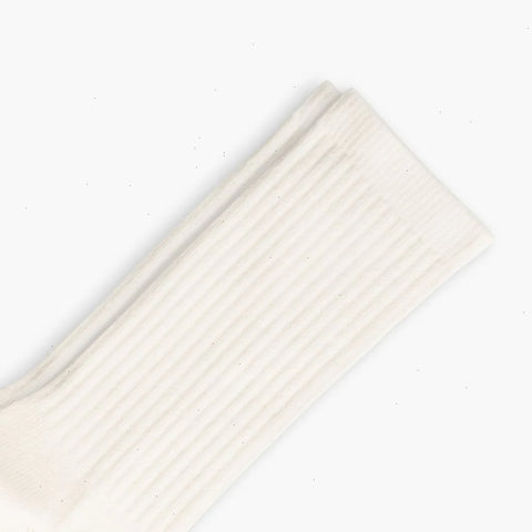 Men's Cotton Crew Sock | Off White