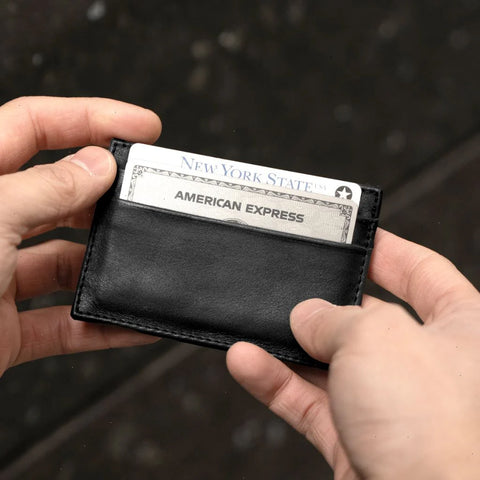 Leather Card Holder | Black