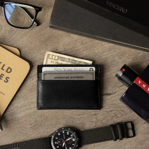 Leather Card Holder | Black