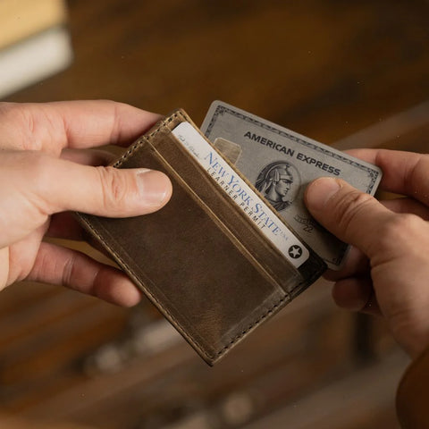 Leather Card Holder | Natural