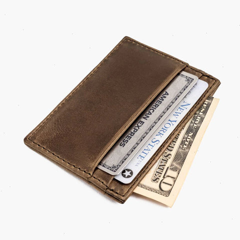 Leather Card Holder | Natural