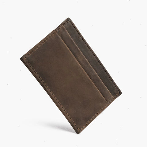 Leather Card Holder | Tobacco