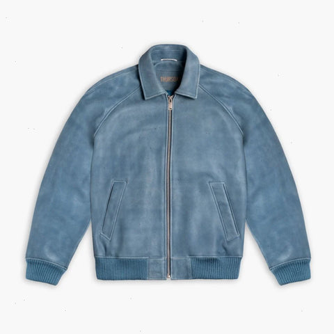 Major League Jacket | Blue Textured