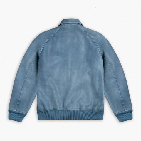 Major League Jacket | Blue Textured