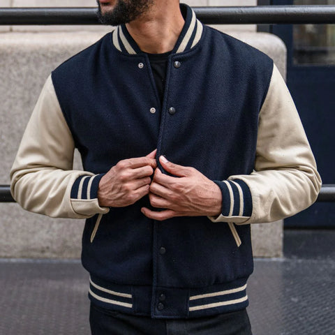 Varsity Jacket | Navy
