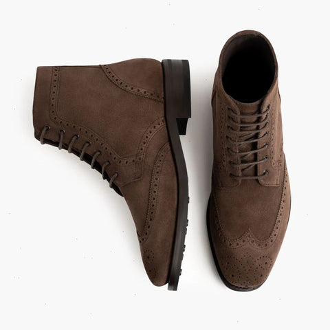 [W] Wingtip | Chocolate Suede
